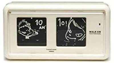 奈良美智 パタパタロックFlip Clock WALK ON