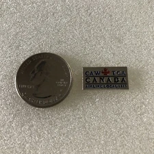 CWA TCA Canada Airline Local 1990 Labor Union Pin Pinback #37063