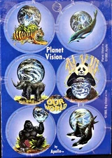 Pogs Our World By Apollo Planet Vision POG Milk Cap Game