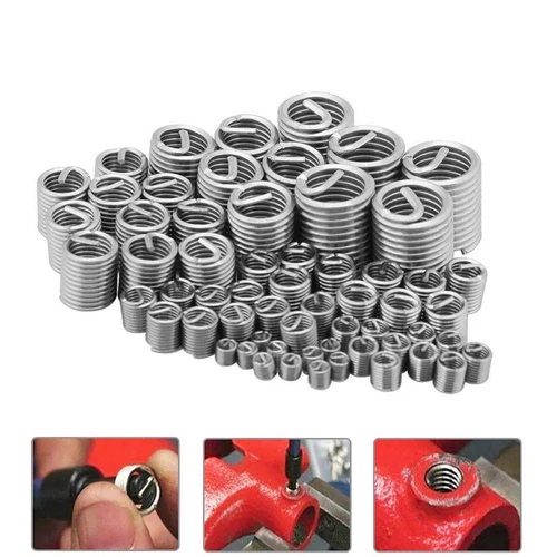 60tlg Metrisch Gewinde Reparatur Einsatz Helicoil Set M3 M4 M5 M6 M8 M10 M12 - Bild 6 von 12