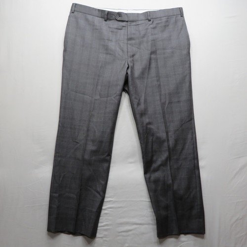 DAVID DONAHUE Canada Men's Size 42Regular Wool Soft Gray Dress Pants Ryan Model