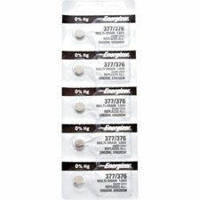 100 pcs. Energizer 377/376 SR626W Silver Oxide Coin Cell Batteries 1.55V  