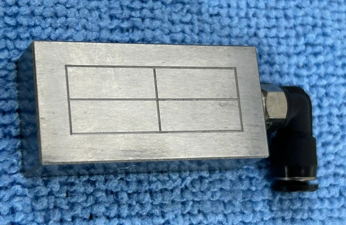 MITUTOYO CMM Air Float Bearing 20mm X 40mm X 12mm Thick with Air Fitting