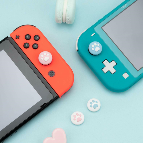 GeekShare Schutzhülle Slim Cover für Nintendo Switch + 4 Stück Daumengriffkappen - Bild 10 von 12