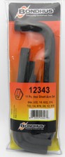 5/64-9/16" Hex End Short Arm L-Wrench Set 11pcs w/ProGuard  Bondhus USA 12343