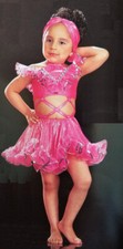 Child Small "Miami Heat" Dance Dress Costume