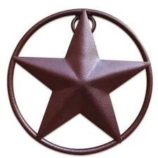 Rustic Dimensional Barn Star - 5" Brown Metal Country Farmhouse Home Decoration