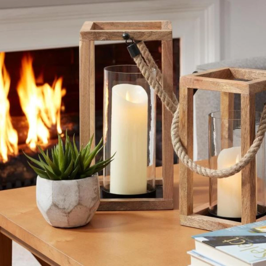Candle lantern set deals