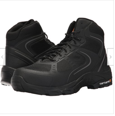 Carhartt Lightweight Steel Toe Work Hiker Men's Size 12M Black