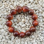 Amazing 13 Translucent Beads Borneo Agathis Bracelet 18 MM Raja Kayu #10