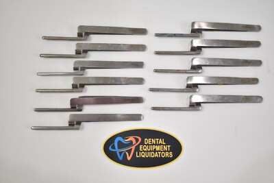 SET of 11 Dental Paper Articulating Forceps Instruments Benco Dental 1472-177