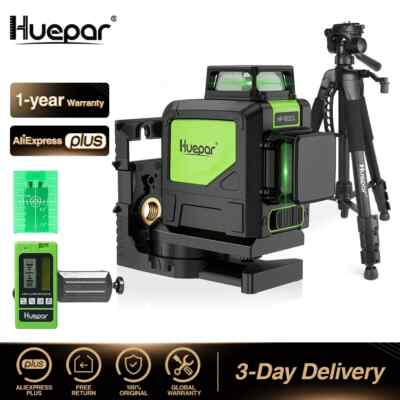 8 Lines Laser Level 360° Cross Line Self-leveling Horizontal & Vertical Line
