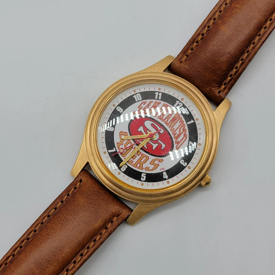 Reloj Hombre Fossil San Fransico 49ers 36mm Team NFL 1993, Batería Nueva Foto 2 de 4
