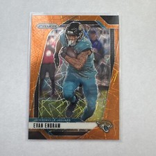 2024 Panini Prizm - Evan Engram - Orange Lazer Prizm #132