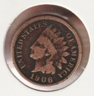 US Rare Old West 1906 Indian Head Penny Coin American Collection Shield Cent USA