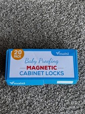 New Vmaisi 16 Pack Baby Child Safety Magnetic Cabinet Locks No Drilling Needed