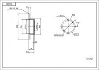 Hart Tarcze Iii 2X Bremsscheiben Ø 258 Voll FüR Nissan Primera Almera Ii