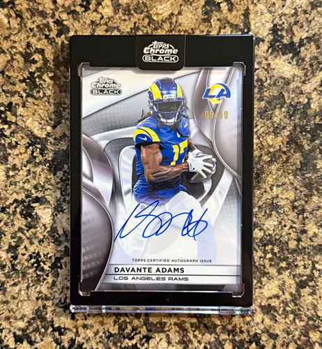 Topps Chrome Black 2025 Davante Adams On Card Auto White /10 #AU-DA