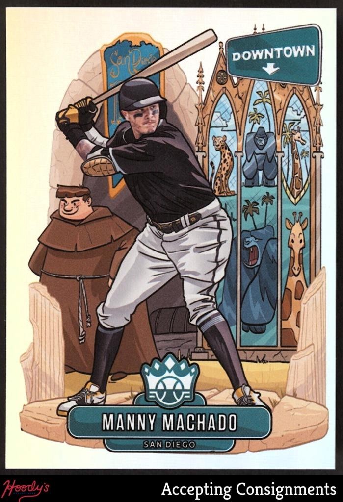 2021 Diamond Kings Downtown #11 Manny Machado SP PADRES