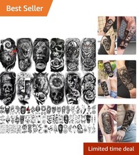 68 Exquisite Black Temporary Tattoo Sheets - Express Yourself Safely  Stylishly