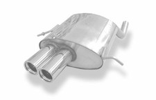 FOX Sportauspuff Mercedes C-Klasse Sportcoupe CL203 Bj.2000-2007 2x76mm