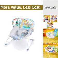 Baby Bouncer Soothing Vibrations Infant Seat - Removable -Toy Bar, Nonslip Fe...