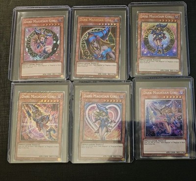 6 Dark Magician Girl Set Platinum Secret Quarter Century Alt Art NM YuGiOh TCG