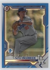 2021 Bowman Draft 1st Edition Blue Foil 52/150 Peter Heubeck #BD-146 2s2