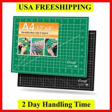 12" X 9" Self-Healing Double-Sided Cutting Mat for Craft, Sewing, Hobby, Fabric