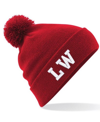 Personalised Adult Pom Pom Beanie Bobble Hat With Name Slogan Adult - Picture 17 of 30