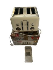 Breville VTT937 Mostra 4-Slice Toaster - Polished Chalk/Gold. READ