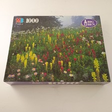 BIG BEN 1000 Piece Puzzle MOUNT RAINIER NATIONAL PARK WA FLOWER Landscape NEW