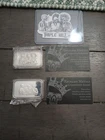 RECKLESS METALS ~ Triple Kill 1 Troy oz Bar Antiqued Finish And Proof Finish