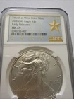 2020-W Silver Eagle West Point Mint NGC Graded MS69