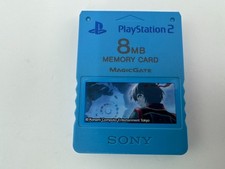 Sony PlayStation 2 PS2 Memory Card 8MB Blue MagicGate SCPH-10020 Data Corrupted