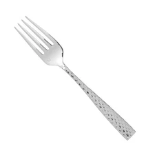 Lucca Faceted 18/10 Stainless Steel Flatware Serving Fork 9-Inch