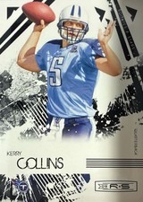 2009 Donruss Rookies & Stars #96 Kerry Collins!! Plus Bonus!!