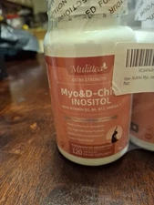 Multitea Extra Strength Myo & D-Chiro Inositol – 60 Capsules – with Vitamin D3, 
