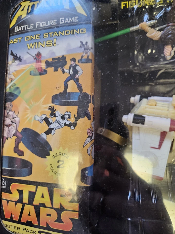 2005 Star Wars Attacktix Exclusive Battle Pack of 6 Figures and Battle New - Image 4 of 4