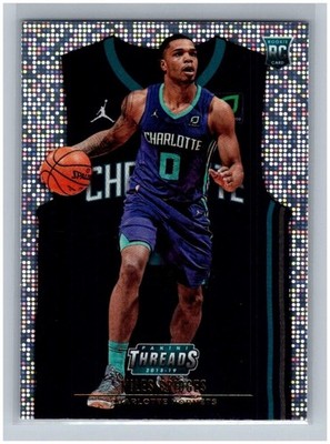2018-19 Panini Threads Miles Bridges RC Dazzle #193 SP Parallel Statement Jersey