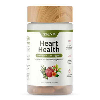 Snap Supplements Herzgesundheit 90 Kapseln CoQ10 Durchblutungsunterstützung