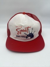 Vintage Coca-Cola Catch The Spirit Snapback Hat Made In The USA Rare With Foam!