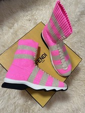 Fendi Runway Sock Boots Trainer Shoes New With Box Size 37