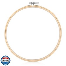 Embroidery Hoop, KISSBUTY 7.9 inch/ 20cm Bamboo Embroidery Hoop Round Bamboo
