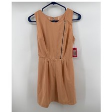 Edikted Forever 21 Peach Brown Sleeveless Open Back Mini Dress S15310 Size S NWT