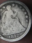 1842 O Seated Liberty Half Dime- New Orleans, Good Details