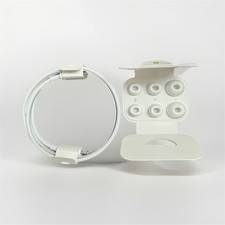 Genuine Apple Earbud Tips and Charging Cable Set for AirPods Pro, White