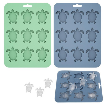 #ad 2Sets Turtle Ice Molds Silicone Ice Cube Tray for Fun and Decorative Sea Anim... $15.93