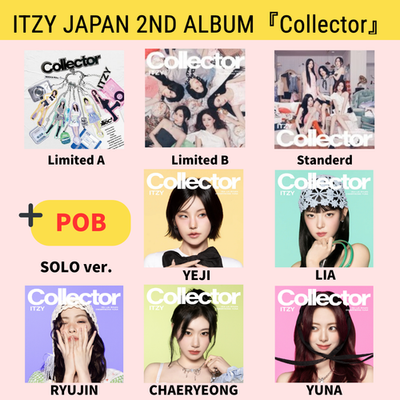 PSL ITZY JAPAN 2nd ALBUM Collector ALL ver. SEALED CD OFFICIAL POB