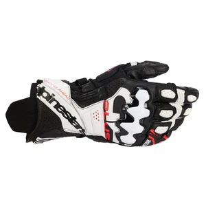 Alpinestars GP Plus R V3 Motorcycle Gloves Black White Red Fluo